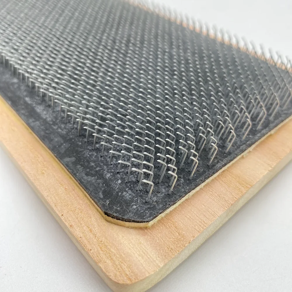Big disountProfessional 28X12cm Wood Drawing Mat Hair Holder for Wig Making Use Drawing Card with Curved Needle