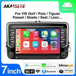 7inch Car Radio CarPlay Android Auto for Volkswagen VW Passat B6 B7 CC Tiguan Touran GOLF POLO CarPlay 7inch 2+32GB / 4+64GB