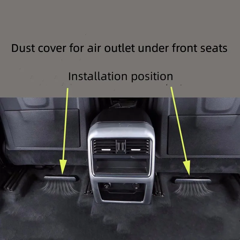 For NISSAN TIIDA ALTIMA SYLPHY LIVINA  Dust Cover for Air Outlet Under Front Seats  Modification