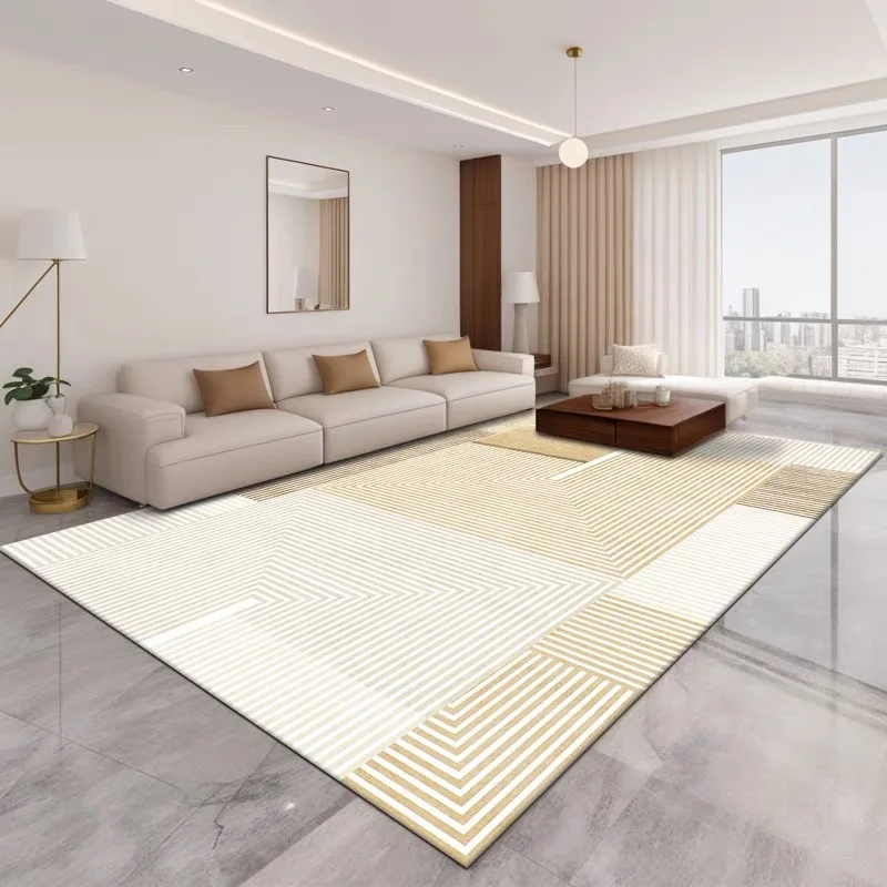 VIKAMA Living Room Carpet Bedroom Modern Simple Sofa Coffee Table Mat Bed Blanket Simple Wabi-Sabi Japanese Dirt Resistant Mat