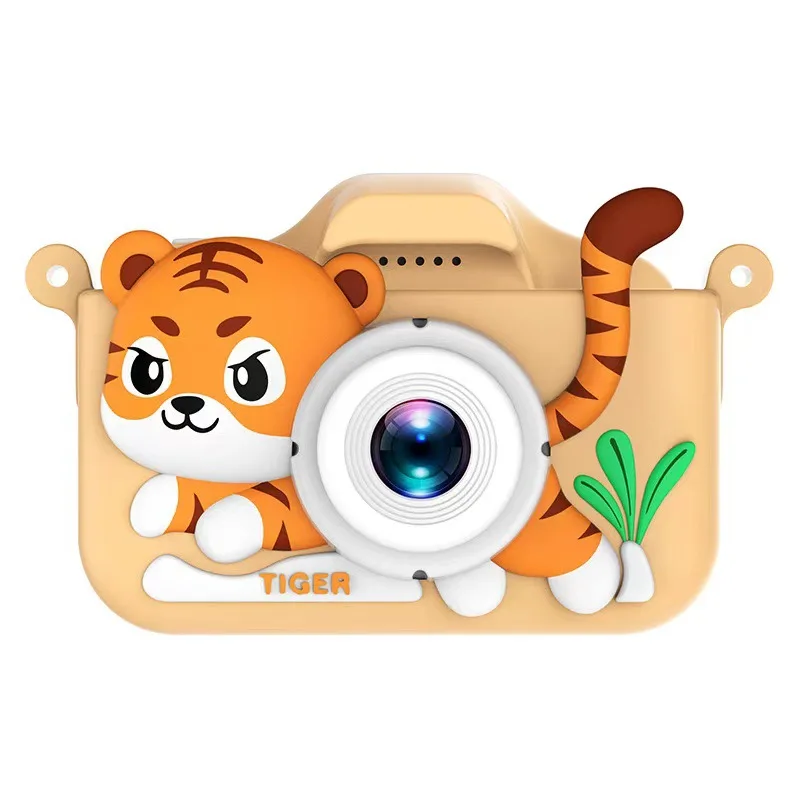 Cartoon Camera Toddler Digital Video Camera 2.0-inch Kids Camera with Silicone Cases Toys for Christmas Birthday Gifts