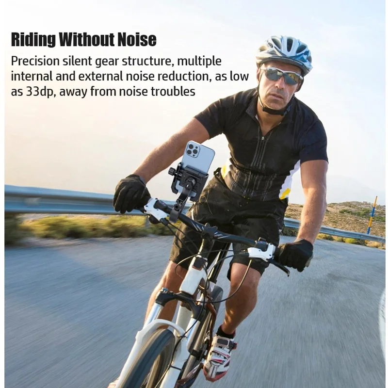 Держатель для телефона на мотоцикл и велосипед с амортизатором, противоударный руль для скутера, поддержка безопасности для Apple 14 Xiaomi Huawei Samsung