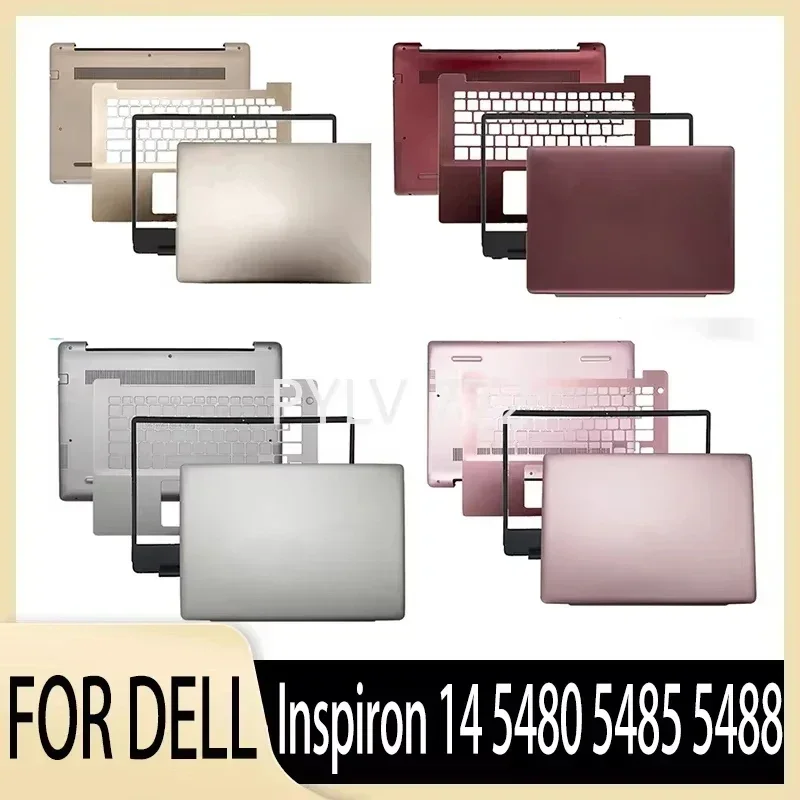 For Inspiron 14 5480 5485 5488 Laptop LCD Back Cover/LCD Front Bezel/Palm Cushion/Bottom Cover/Hinge