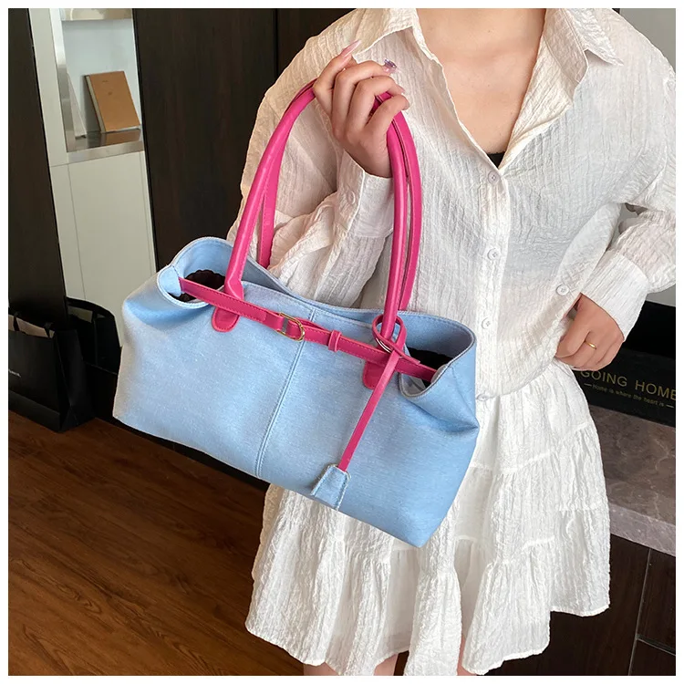 Fashionable Versatile Casual Large-Capacity Shoulder Bag for Women description 22