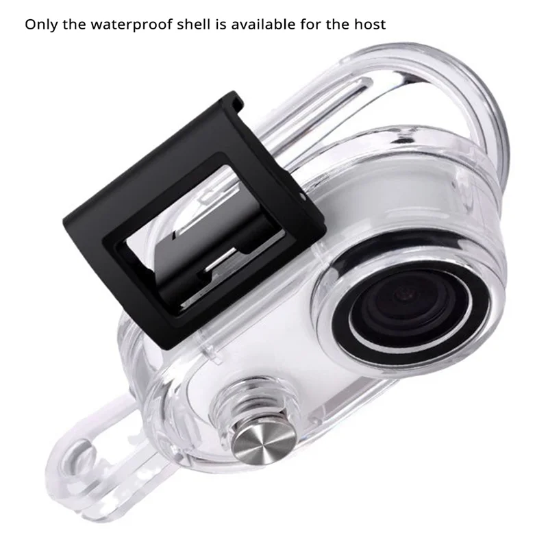 JABS-funda protectora para Insta360 Go3, funda de buceo Invisible impermeable de 40M, carcasa protectora transparente de vidrio templado óptico