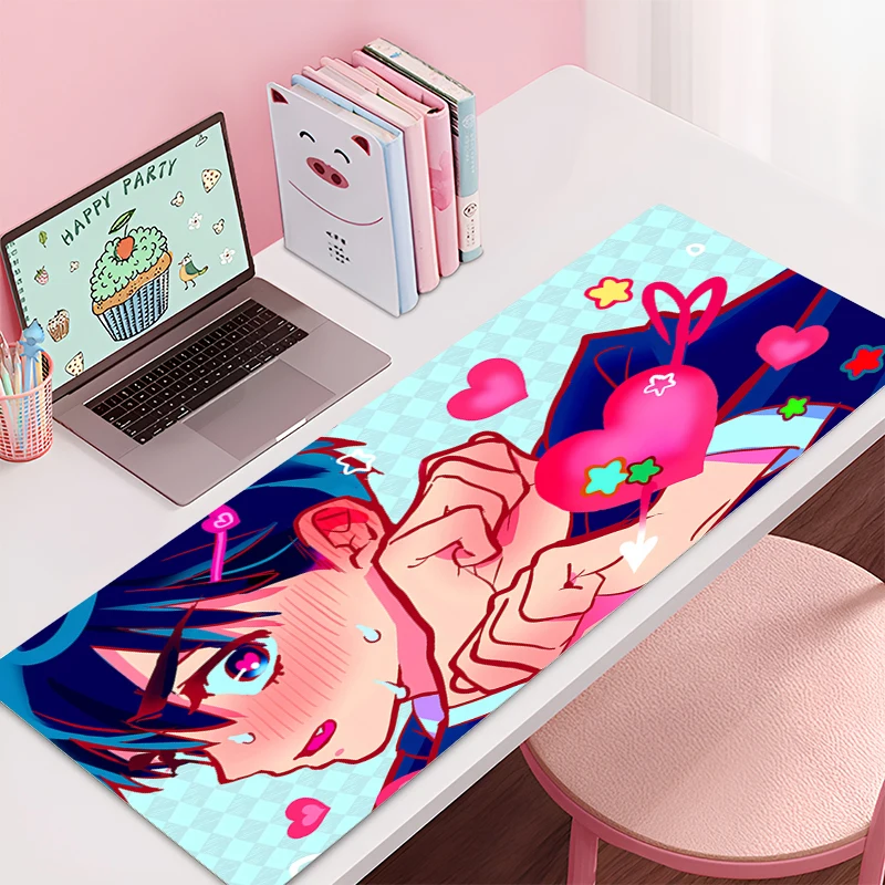 Alas Mouse Panggung Alien Aksesori Gaming Anime Alas Meja Keyboard Gamer Kantor Alas Meja Laptop Antiselip Alas Mouse Karpet PC Besar
