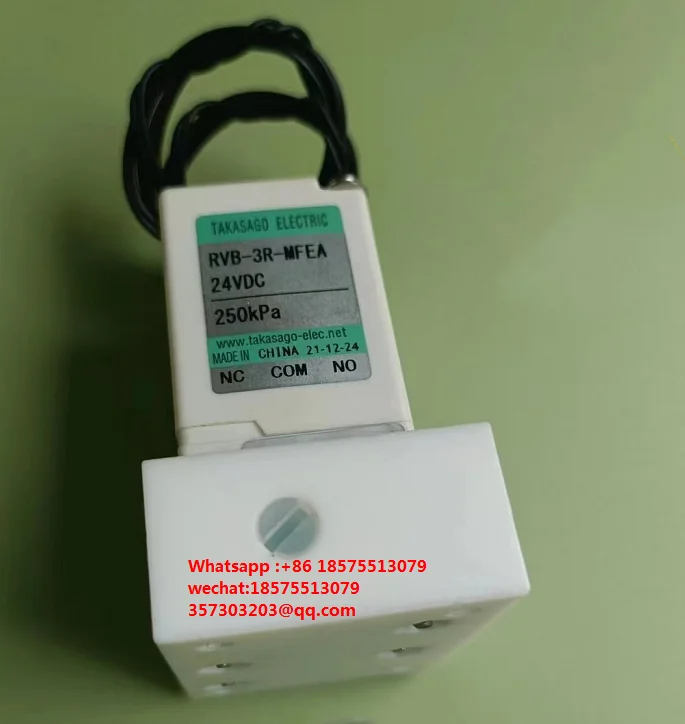 

For TAKASAGO RVB-3R-MFEA Solenoid Valve 24V 250kPa