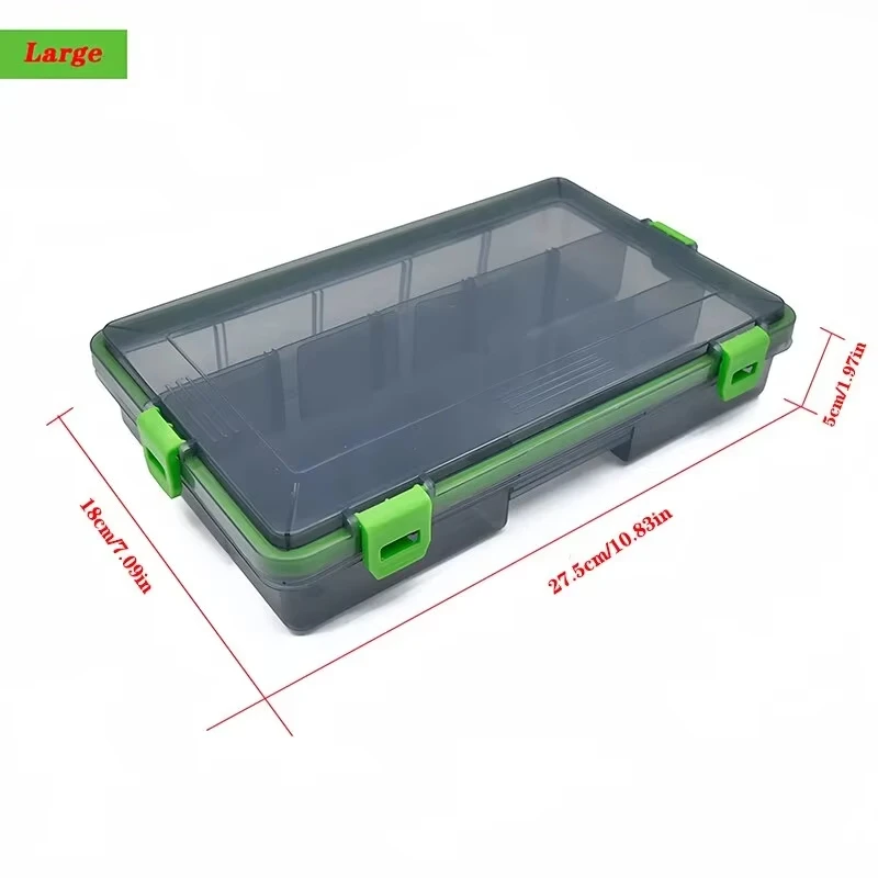 Visgereidoos met grote capaciteit, opbergkoffer voor visaccessoires, voor vishaakjes, kunstaas, karpervisgerei.