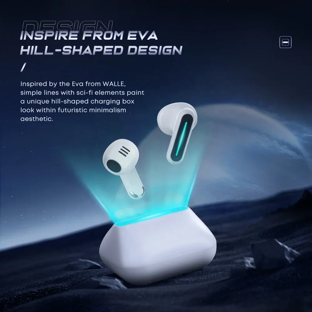 Control Gaming Headphones Tws True Wireless Bluetooth v5.3 Earbuds Earphones