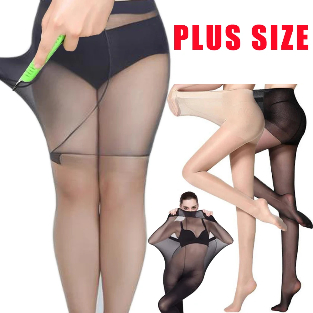 

Plus Size Super Elastic Tights Women Stockings Body Shaper Pantyhose 30D Stocking Tight Sexy Hosiery Underwear Breathable Stocks