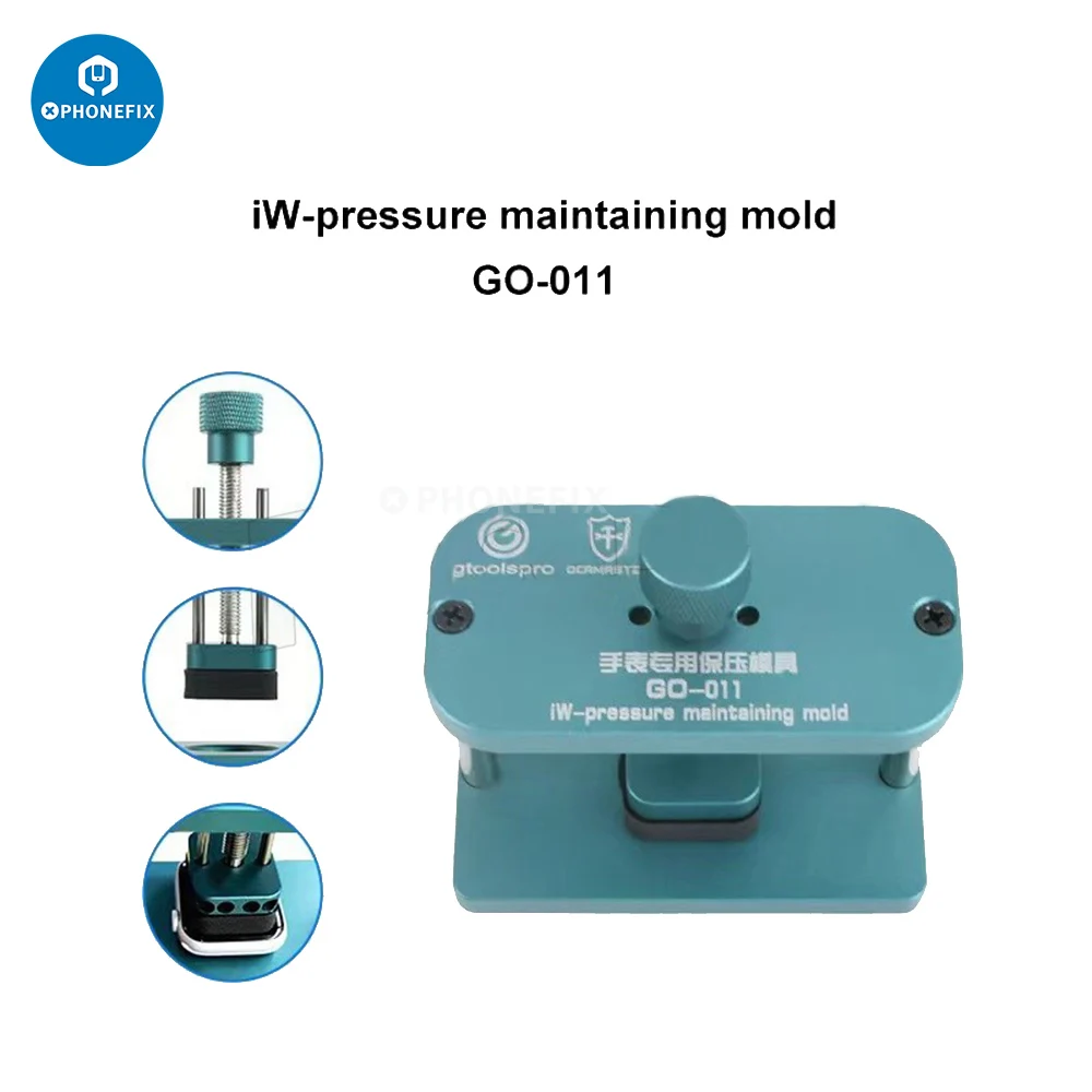 iW-Frame Holder/iwfh-X Fixture GO-011 Watch Pressure Holding Mold for Apple Watch S1 to S8 LCD Screen Rear Cover Repair Tool