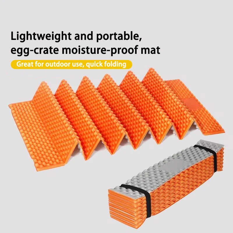 

Egg Nest Mat 2cm Thick Egg Nest Sleeping Pad Ultralight Aluminum Foil Camping Mat Foldable Travel Pad for Hiking Tent Beach Yoga