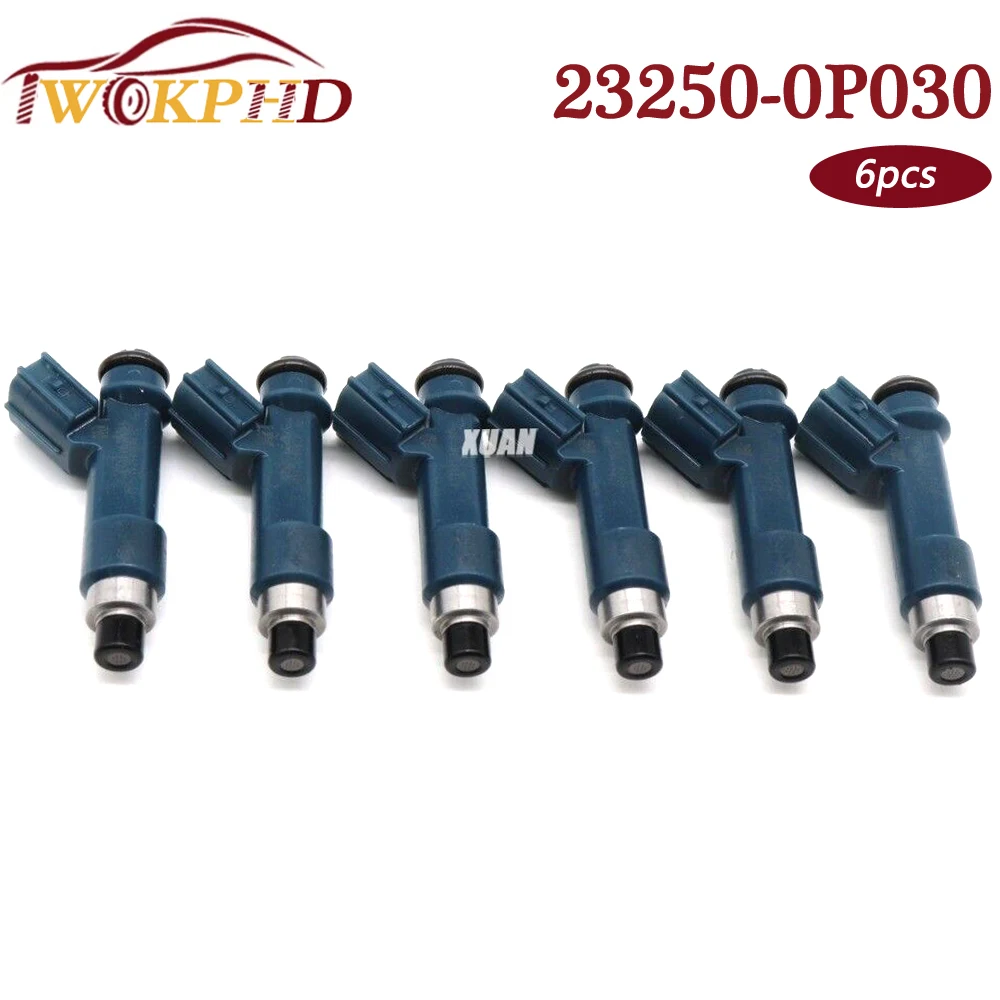 Car 6pcs/lot High Quality Fuel Injector 23209-0P030 Fit For Toyota 4Runner Tacoma Tundra 4.0L 23250-0P030 23250-31010