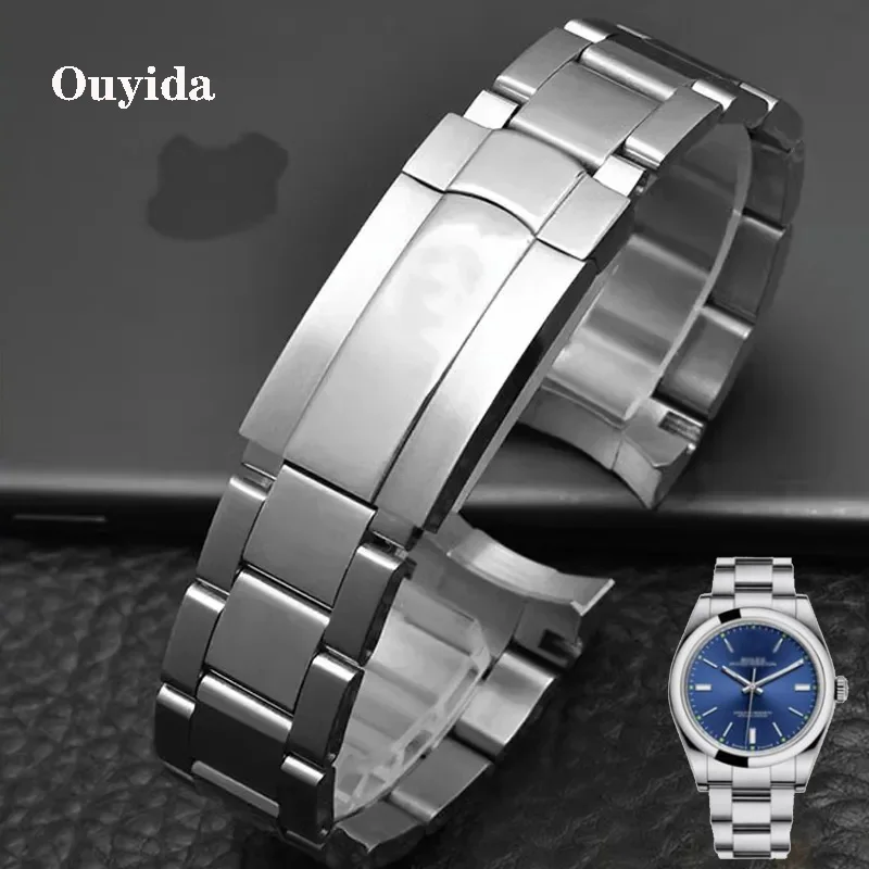 Watch Band For Rolex Oyster Perpetual Datejust DAYTONA SUBMARINER Luxury Men Watch Strap 20mm 21mm 316L Stainless Steel Bracelet