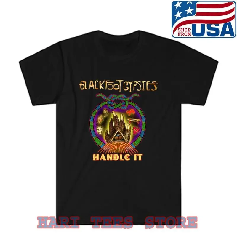 Blackfoot Gypsies Handle It Men's Black T shirt Size S to 5XL