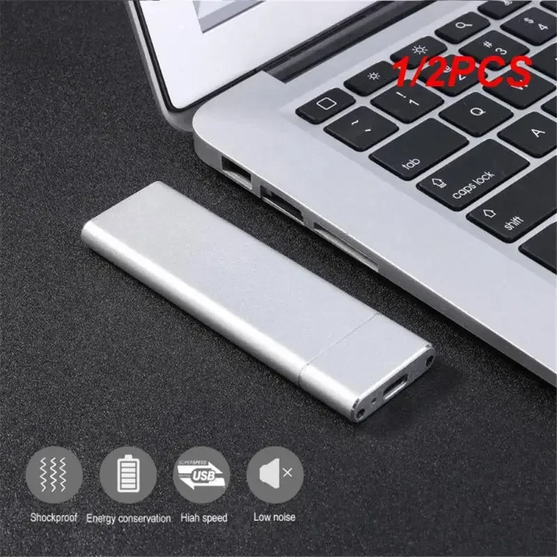 1/2PCS USB 3.1 Type C SSD Mobile hard disk box Adapter Card m2 to usb USB3.1 Type-C External Enclosure Case for 2230 2242 2260