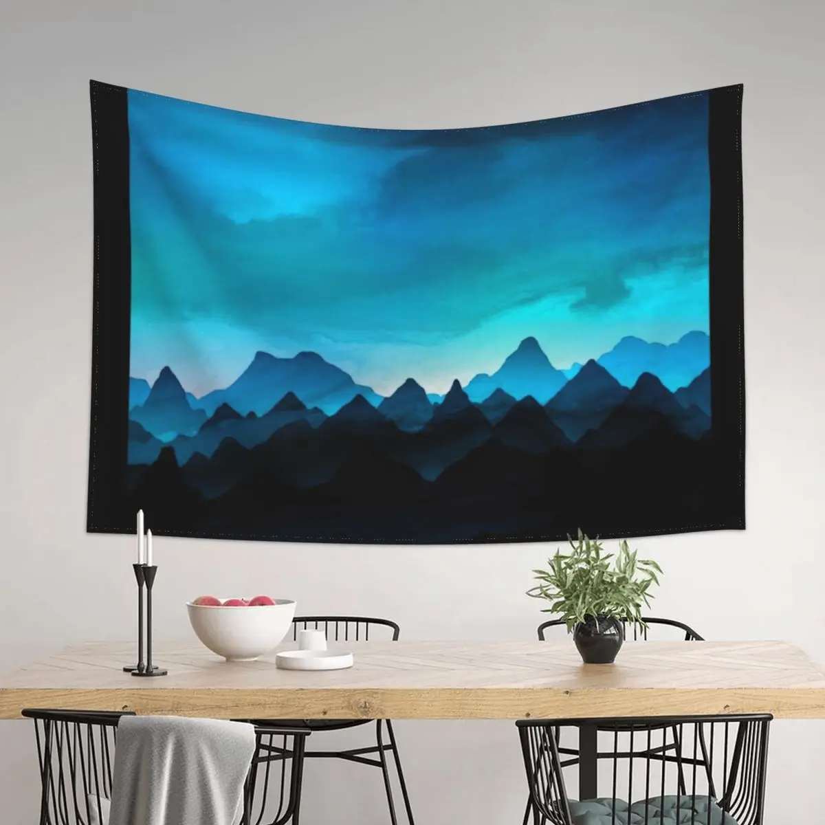 

Night Storm In The Mountains Tapestry Aesthetic Room Decors Decoration Home Decoration Room Things To The Room Tapestry