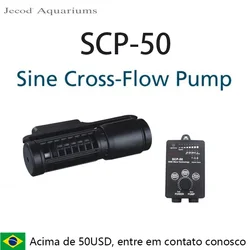 jebao new SCP-50 ECP-50 WIFI wave pump circulation pump 12W 1500-5000L / H coral tank mini aquarium surfing pump for 8MM glass