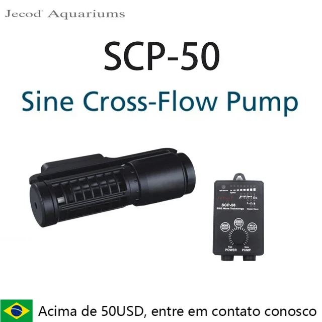 Jebao-WIFI波ポンプSCP-50,12W,1500-5000l/hタンク,ミニ水族館,水槽,8mmガラス用の新しいECP-50ポンプ -  AliExpress