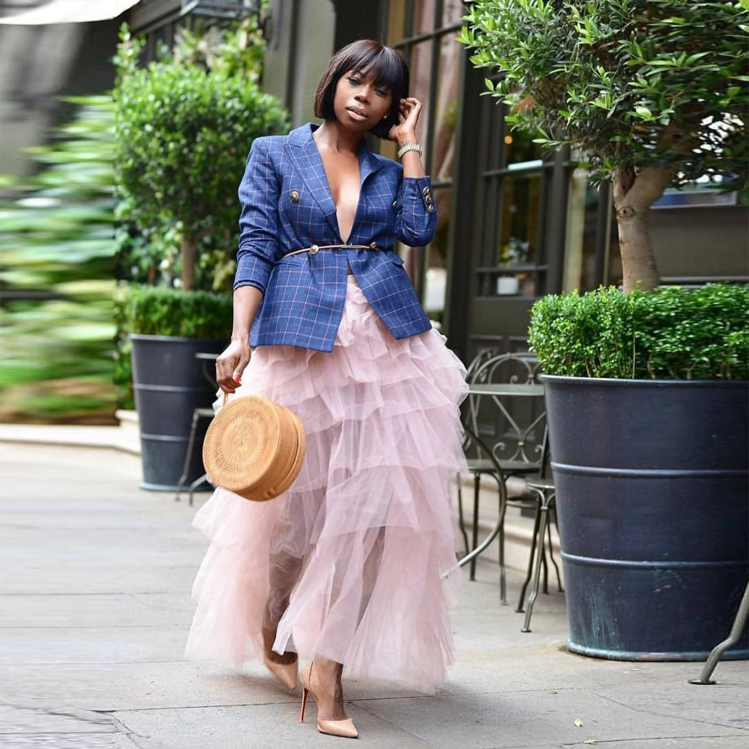 

Cute Pink Tutu Tulle Long Maxi Skirt Women Fashion Koreanhigh Waist Tiered Skirt Mesh Female Lady Long Skirt