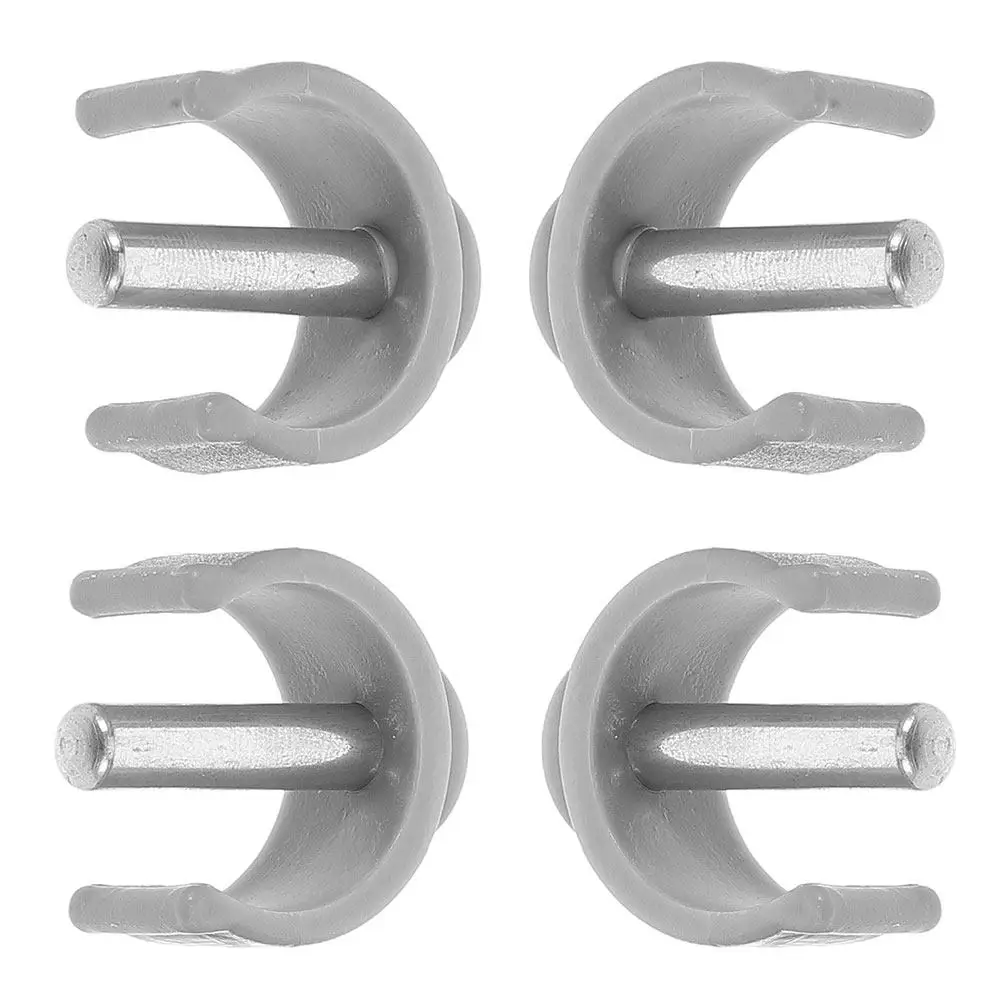 4Pcs C-Shape Cane Pin Locks for Walking Sticks Crutches Trekking Poles Steel ABS Non-Slip Secure Fit Replacement Latch Pin