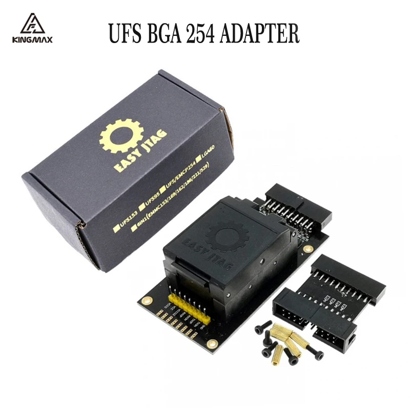 Hight Quality Original z3x Easy Jtag Plus UFS BGA-254 Socket / EMMC 254 ( EMMC +UFS 2 IN 1 ) Adapter for EASY JTAG PLUS BOX work