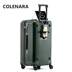 Colenara-女性用ホイール付きスーツケース,大容量カート,pc荷物,ボードボックス,新品,20インチ,24インチ,26インチ,28インチ,30インチ,34インチ