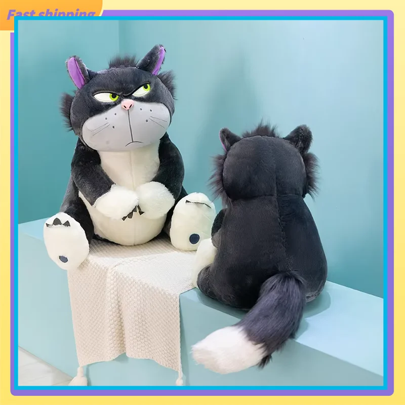 

30/45cm Japanese Funny Lucifer Cat Doll Plush Toy Doll Lucifer Bad Cat Pillow Carol Cat Plush Toy Birthday Gift Girl
