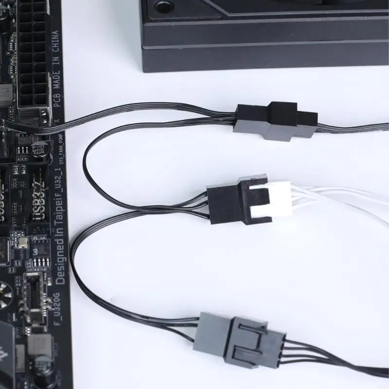 Q6PA 4PIN Power Power Power Extension Cable 4pin Pwm Splitter Splitter Cable для охлаждения Пка
