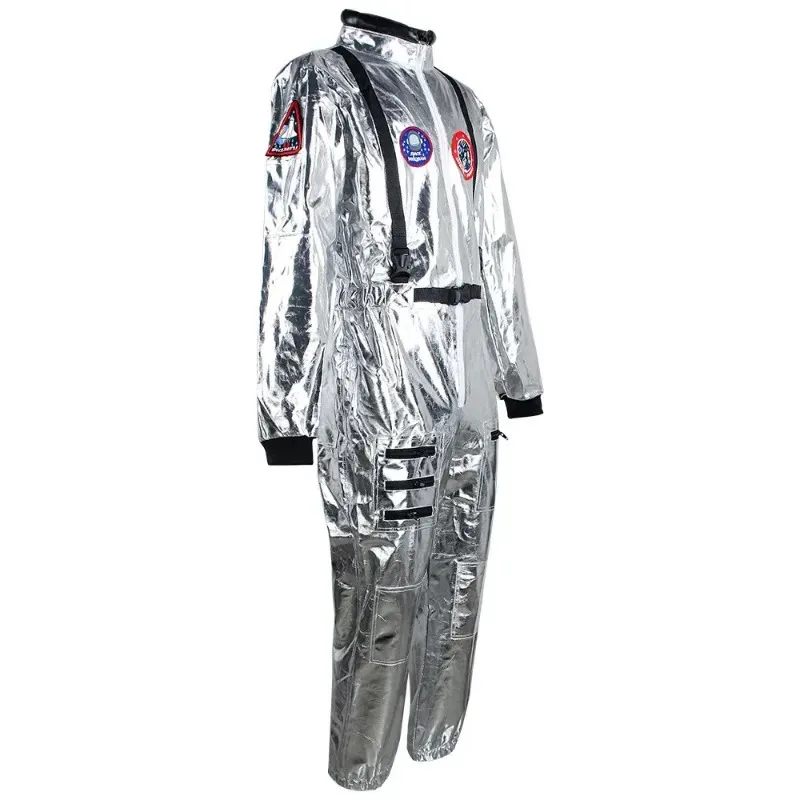 Astronaut pilot Cosplay costume Masqueerade Alien Spaceman Fancy Jumpsuit Space suit Role Play Dress up Pilots Uniforms