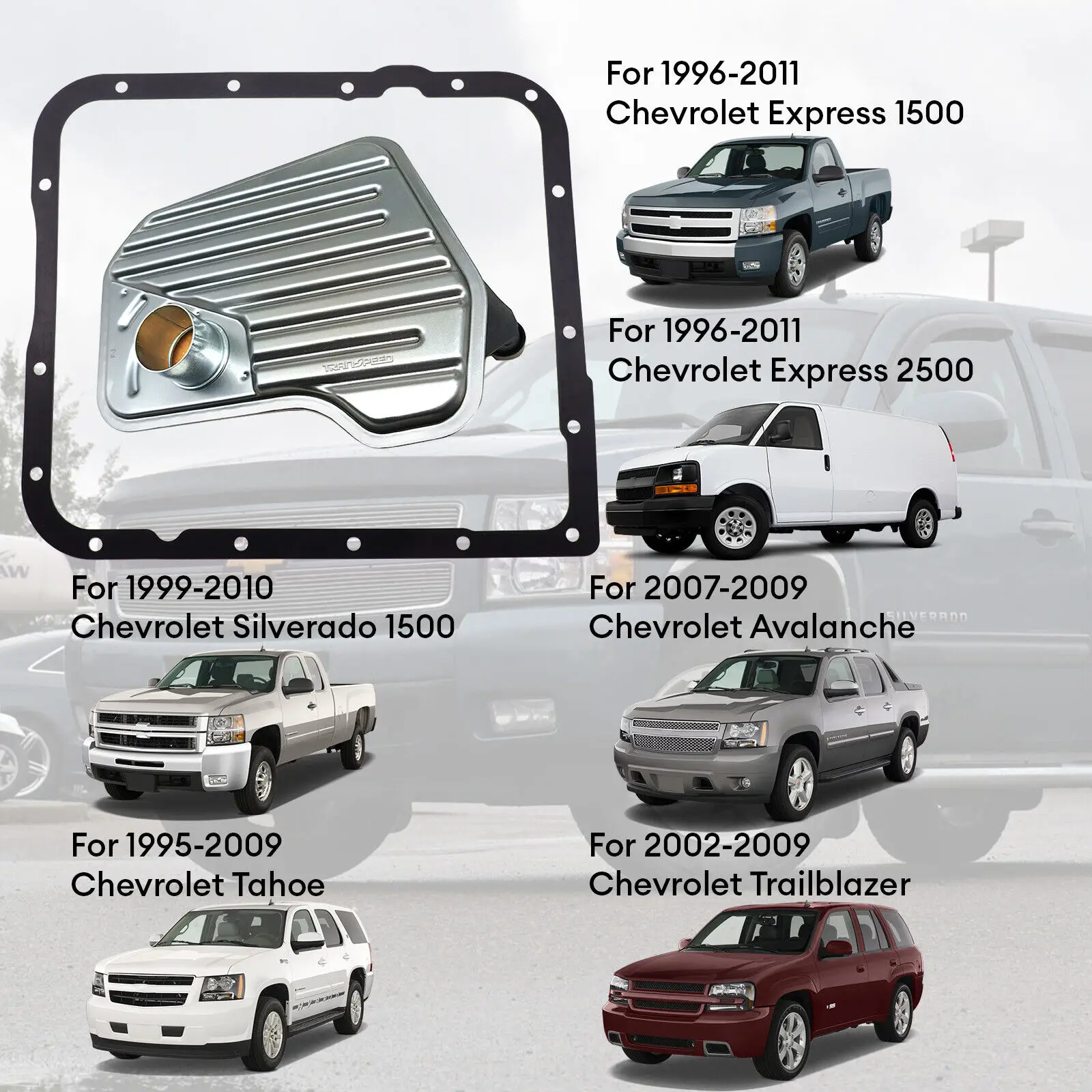 4L60E فلتر زيت ناقل الحركة الأوتوماتيكي 24208149   حشية وعاء الزيت ذات الفم العالي لجي إم سي