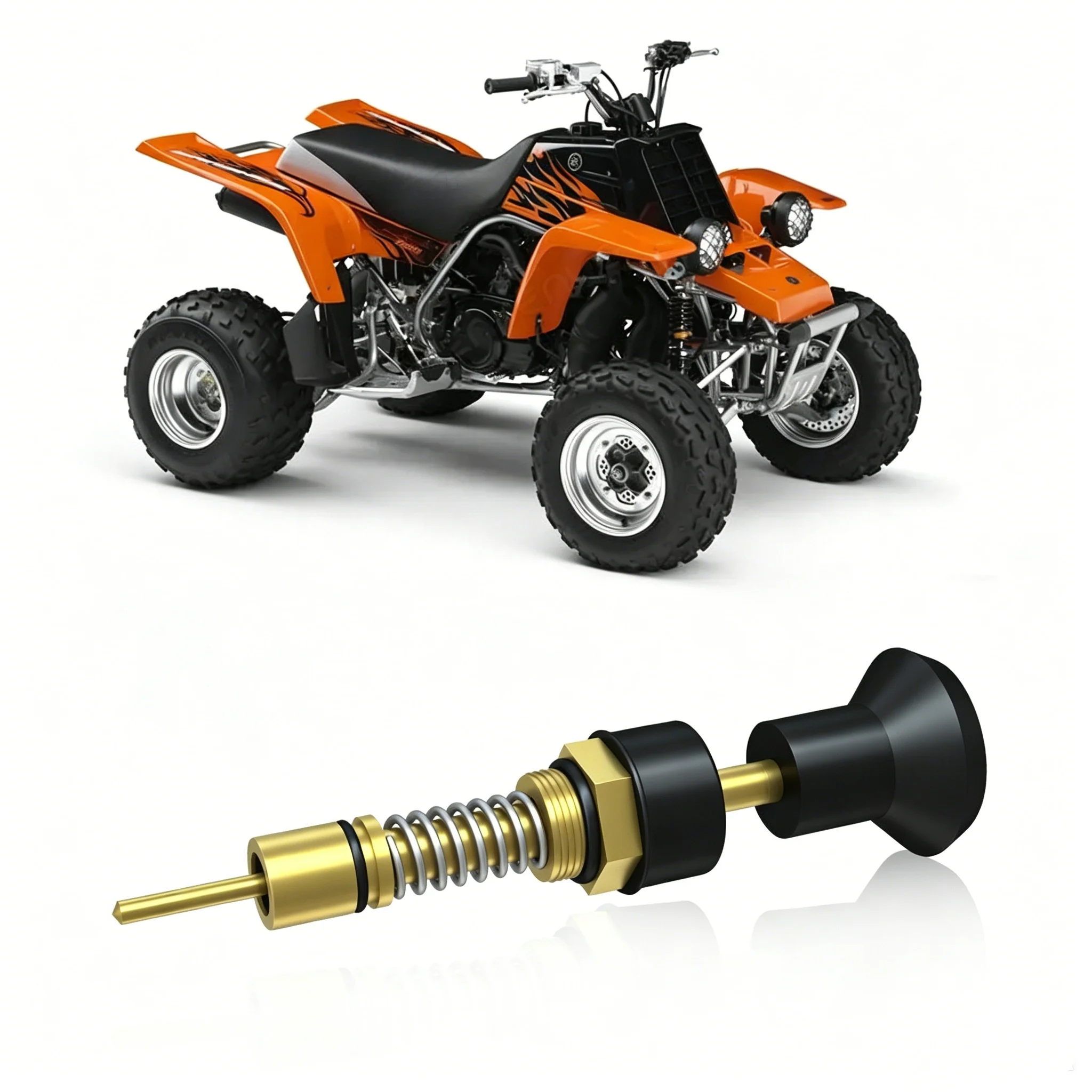 Para Yamaha Banshee 350 YFZ350 Blaster 200 YFS200 Kit de Émbolo de Carburador con Palanca de Estrangulador Moto YFZ 350 YFS 200 Carburador
