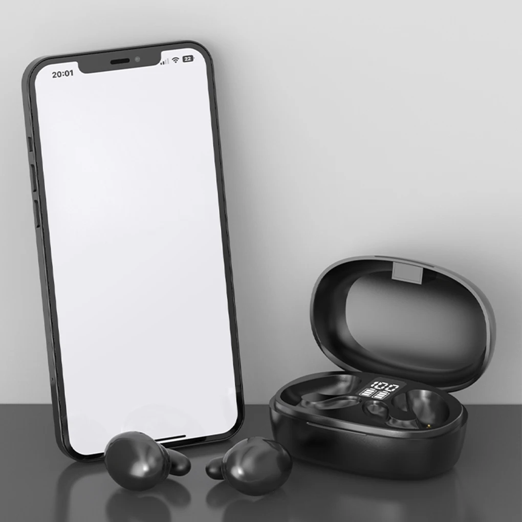 Compact And Portable Bluetooth Earphones Stay Connected On Go High-fidelity Sound Wide Applications