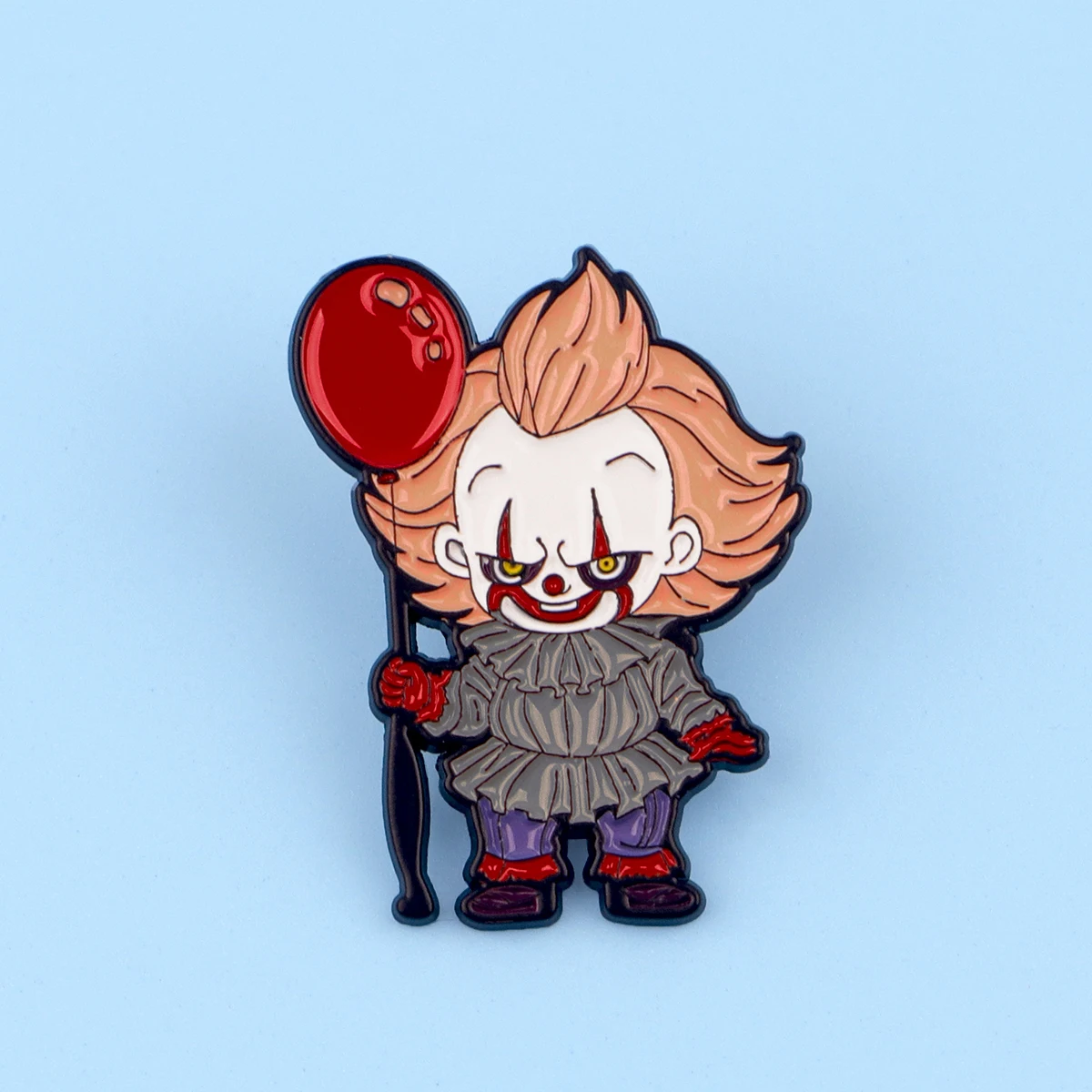 Halloween Clown Lapel Pins for Backpacks Manga Briefcase Badges on Backpack Brooch for Clothes New Fashion Accessories image 5