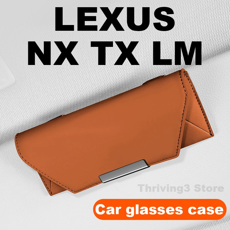 

Car Glasses Case For LEXUS NX TX LM Series 2025 Universal Fit LEXUS Sun Glasses Frame Eyewear rganizer Anti-Scratch Accessories