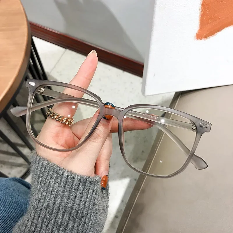 Finished Ladies Myopia Glasses Retro Anti Blue Light Blocking Near Sight Eyeglasses Optical Prescription Short-sight Eyewear
