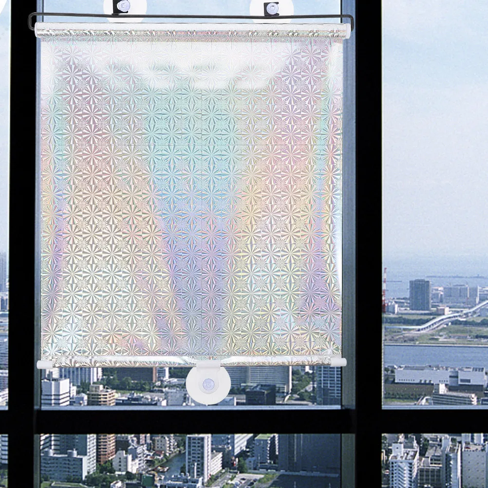 Kitchen Household Window Shades Telescopic Suction Cup Sun Block Shade Nail-Free Window Curtain Protective Cover