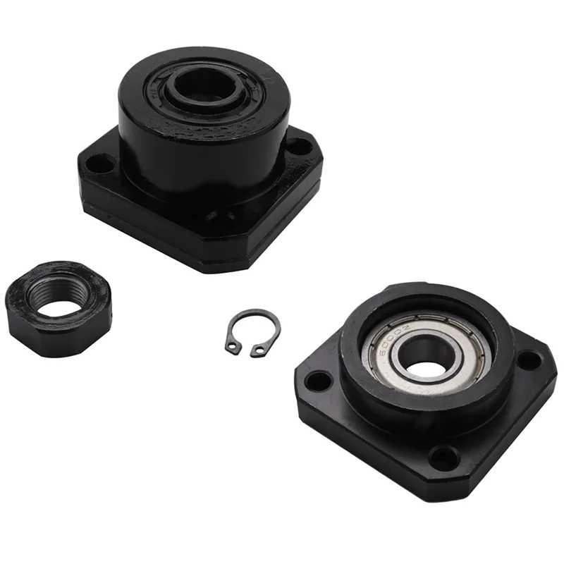 ABMO 6X FK12 FF12 دعم للكرة المسمار 1605 FK12 الجانب الثابت FF12 الجانب العائم لقطع غيار الآلات باستخدام الحاسب الآلي أداة الملحقات