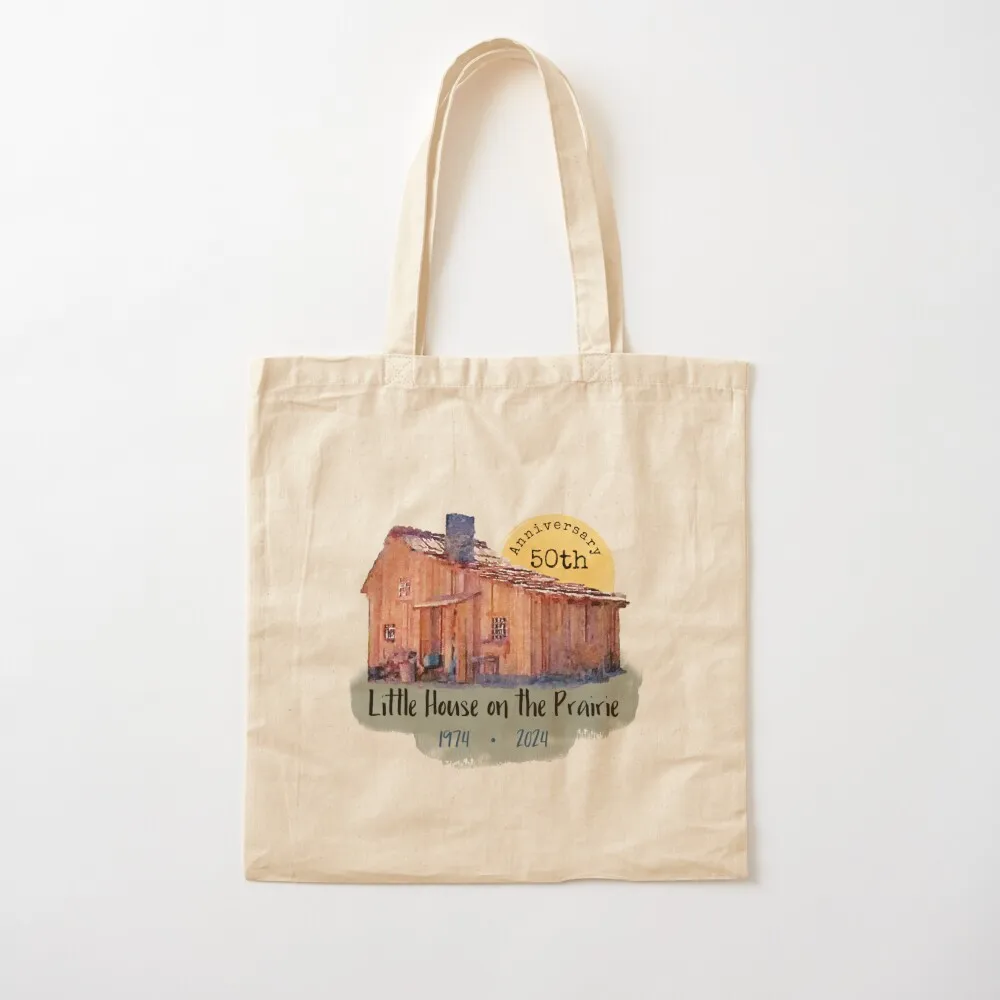 

Little House on the Prairie Ingalls Home TV Show 50 Anniversary Tote Bag bag for beach Woman shopper bag