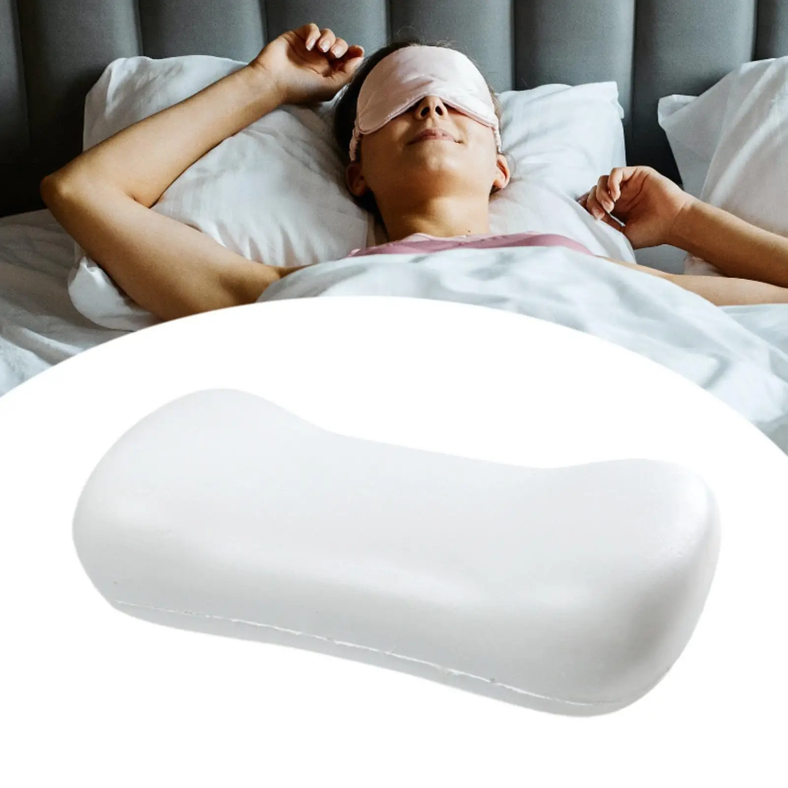 Neck Support Pillow Cervical Pillow Decor Practical Ergonomic Soft Sleeping Pillow for Bedroom Men Women Sleepers