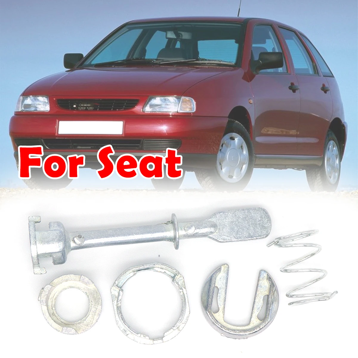 

Front Door Handle Lock Cylinder Barrel Paddle Repair 67MM Kit For Seat Cordoba Ibiza 6K Inca VW Polo MK3 6N 6KV Derby Caddy 9K