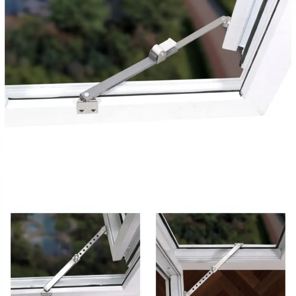 Window Opening Positioning Stay Telescopic Wind Brace Stainless Steel Aluminum Alloy Hardware For Home Casement Window