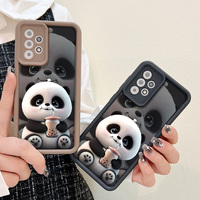 Cartoon Panda Case For Samsung A53 A55 A52 A54 5G A13 A14 A15 A12 A32 A33 A34 A35 A21S A51 Cover S24 S23 Ultra S22 Plus S20 FE