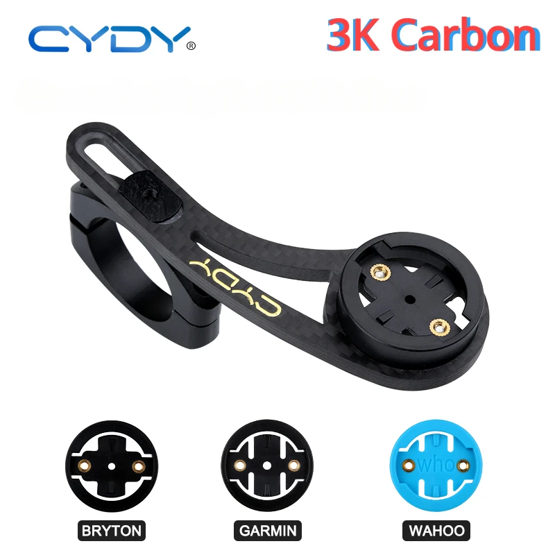 

CYDY Carbon Holder Garmin Mount Edge 130 420 520 Bryton Rider 320 Bicycle Computer Wahoo GPS Igs630 Extend Road MTB Bike