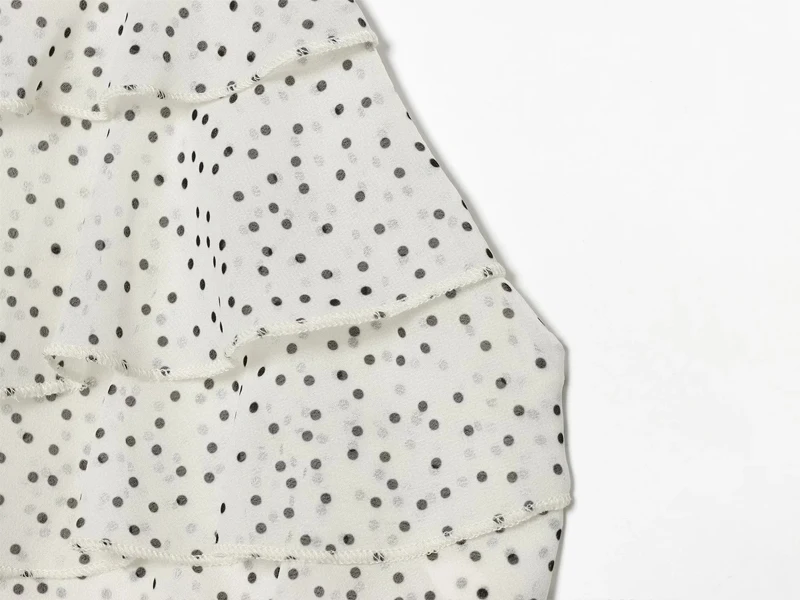 HXAO Y2K Polka Dot Tops für Damen, Sommer Crop Halter Top, Weiß, Ärmellos, Rückenfrei, Sexy Ausgeh-Top, 2026 Resort Strandmode – Detail 5