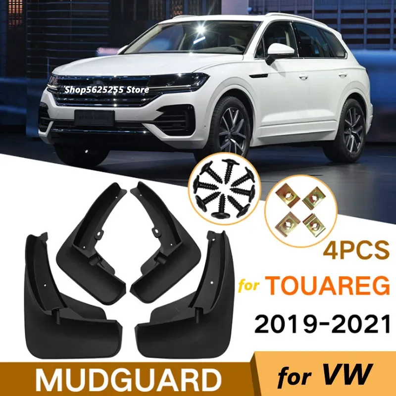 

Car Mudguard for Volkswagen VW Touareg 2019 2020 2021 Accessories Front Rear Fender Mud Flaps Guard Splash Flap Protector Cover