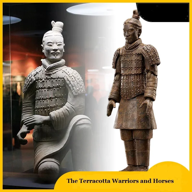 15cm The Terracotta Warriors and Horses Art Museum SP131 Model of Emperor Qin Shi Huang Ancient Weapons Ornaments