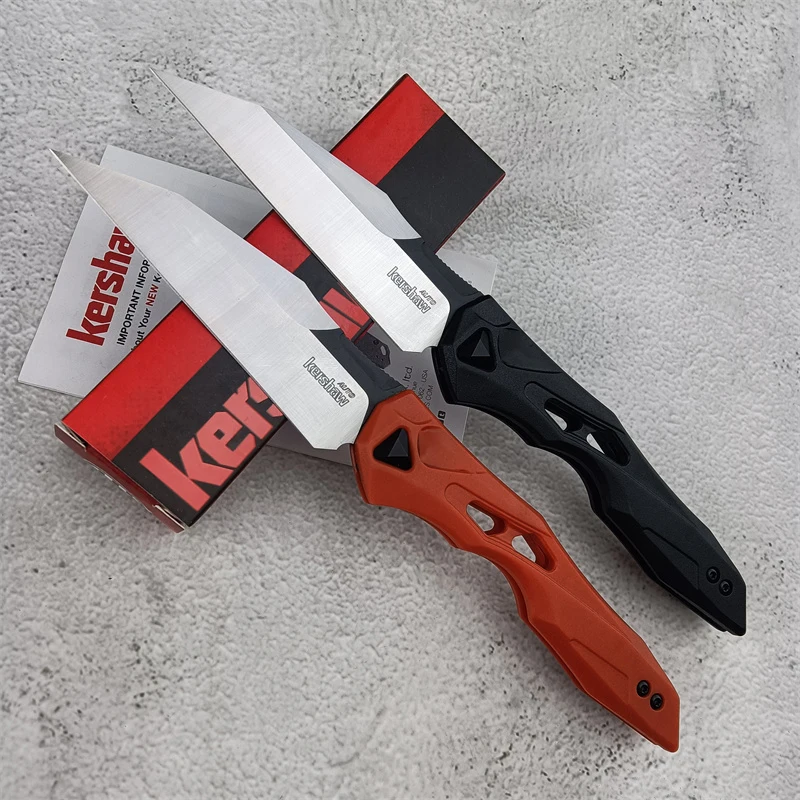 KS 7650 Pocket Folding Knife 8Cr13Mov Blade Nylon Fiberglass Handle Outdoor Jungle Knife Camping Tactical Self Defense EDC Tool