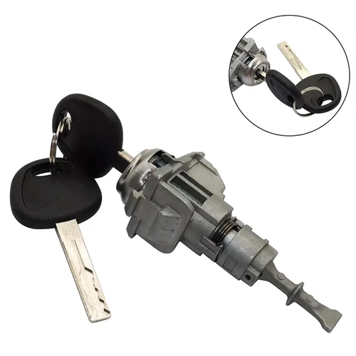 Imagen 2 del producto Para Kia para Rio 2012-2017 reemplazo de cerradura de puerta delantera izquierda con juego de llaves 81970-1WA00 accesorios de coche-T61C