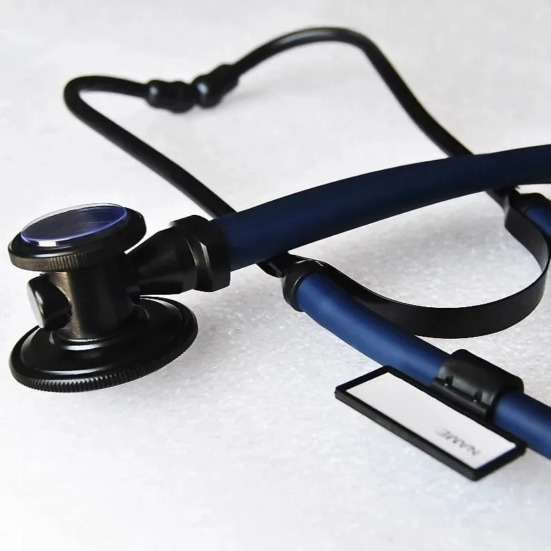 Multi-function Stethoscope Double-sided Double-tube Stethoscope To Listen To Fetal Heart Extended Luxury Black Plating